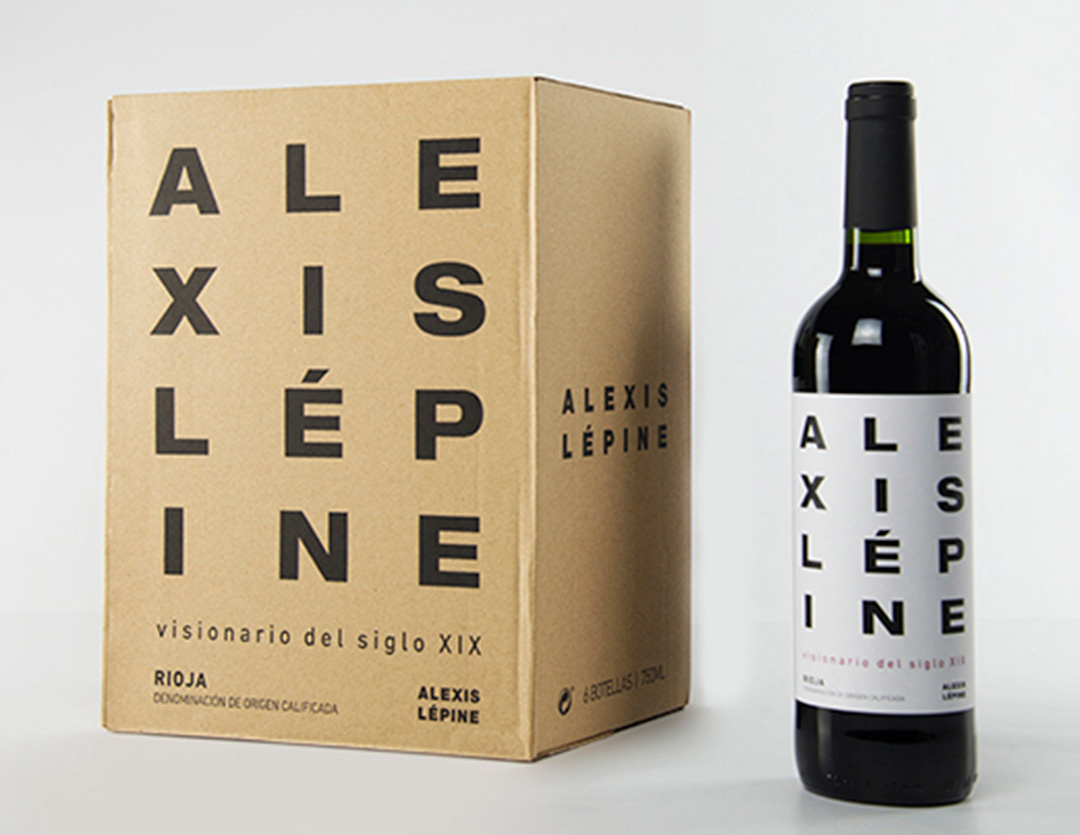 Etiqueta vino Alexis Lepine
