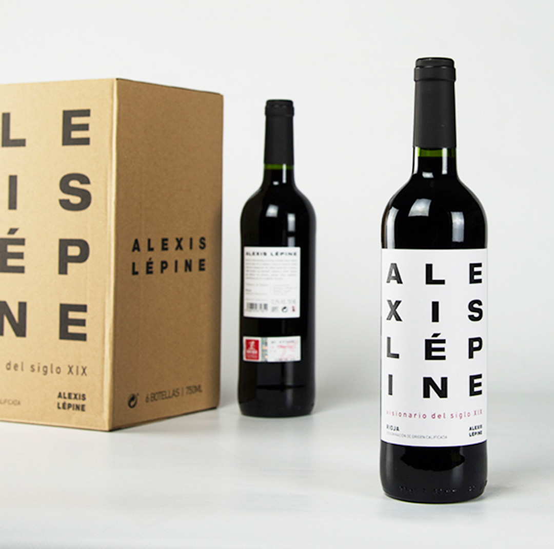 Etiqueta vino Alexis Lepine