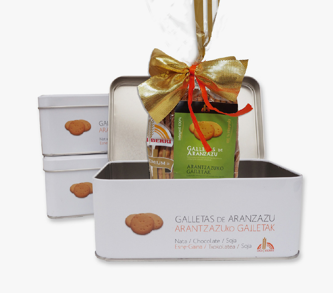 Packaging galletas Saranzazu Ogiberri