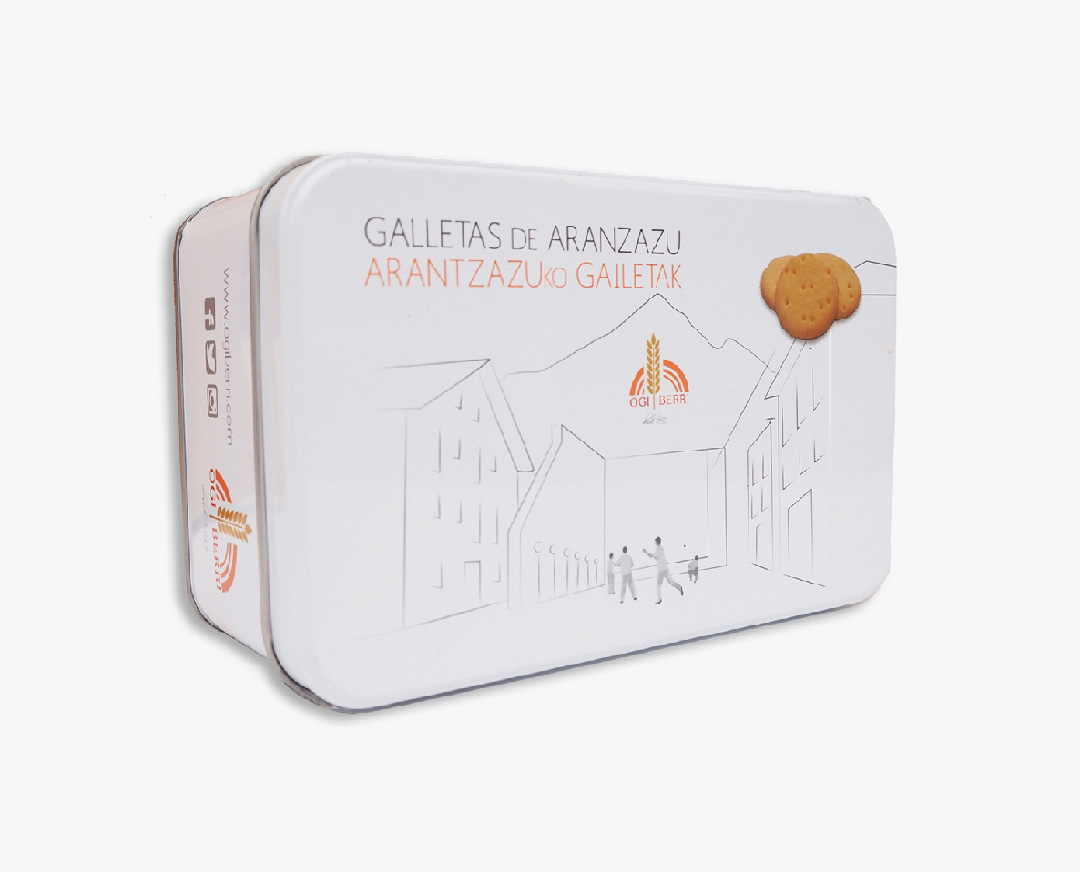 Packaging galletas Saranzazu Ogiberri